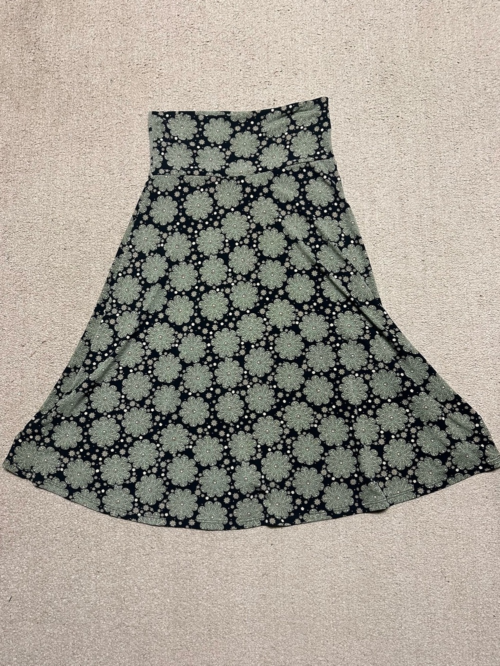 Women's Black Floral LulaRoe Azure
